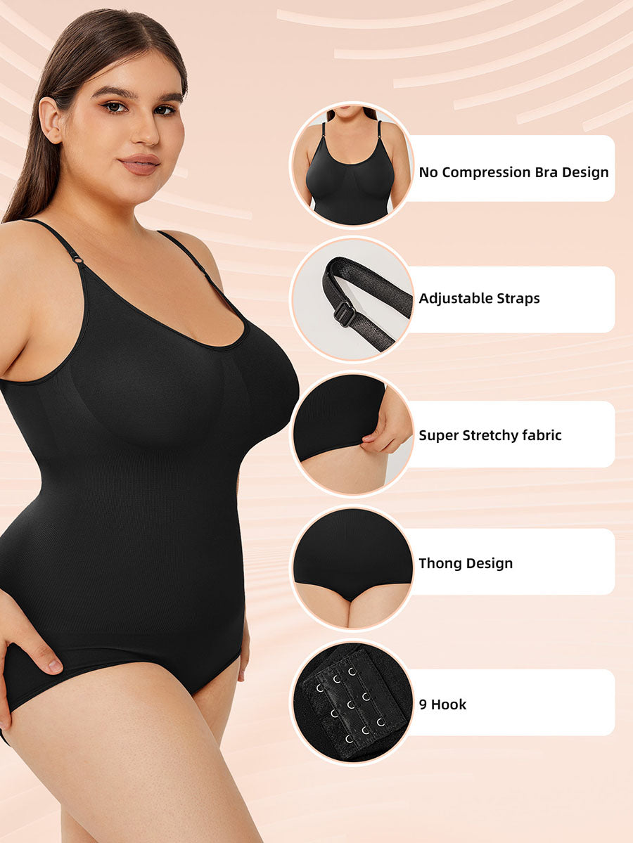 CONTOURLY Seamless Sculpting Bodysuit Shapewear Tummy Control