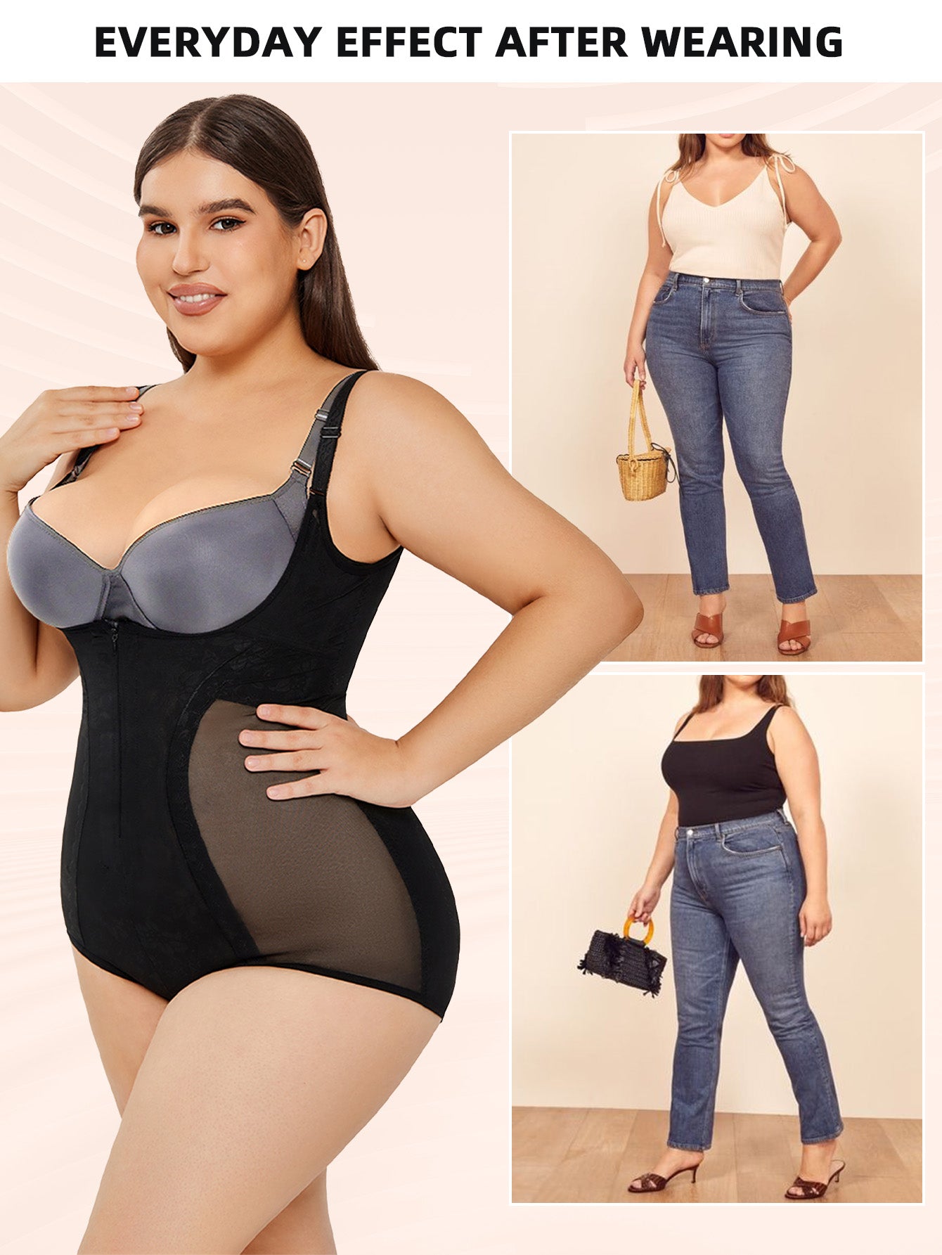 CONTOURLY SmoothFit Sculpting Bodysuit Tummy Control